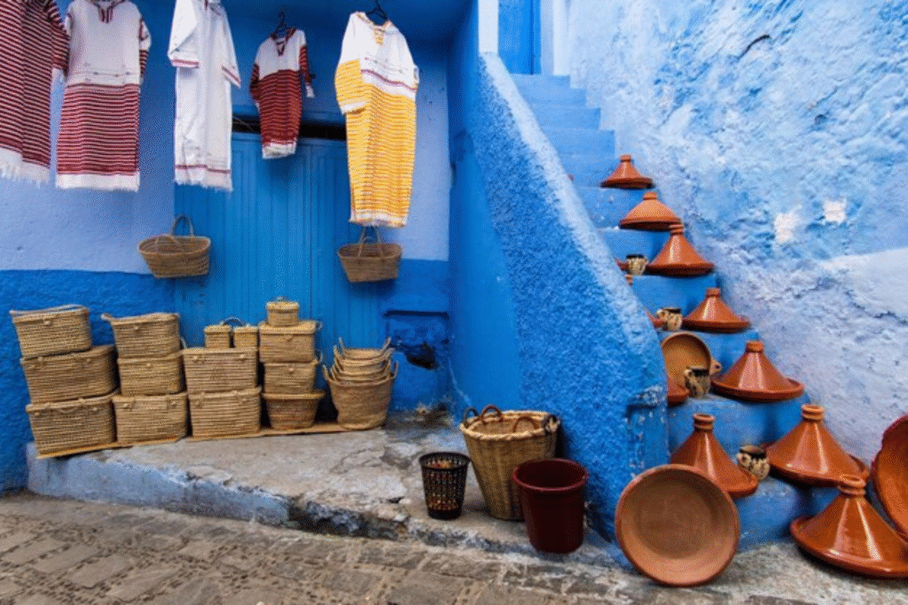 Ateliers d’artisans locaux à Chefchaouen