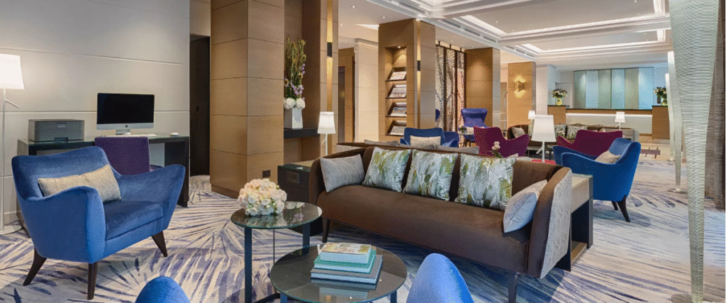 Réception et Hall Hôtel Sol Azul